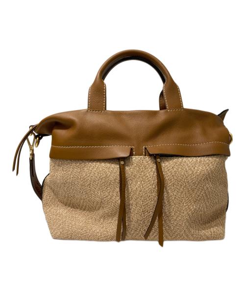 GIANNI CHIARINI（ジャンニ キアリーニ）GIANNI CHIARINI (ジャンニ キアリーニ) 2WAYバッグ ベージュの古着・服飾アイテム
