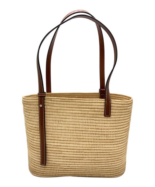 LOEWE（ロエベ）LOEWE (ロエベ) スクエアバスケットバッグ スモール ベージュの古着・服飾アイテム