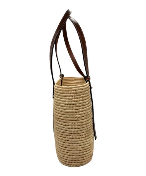 LOEWE（ロエベ）LOEWE (ロエベ) スクエアバスケットバッグ スモール ベージュの古着・服飾アイテム