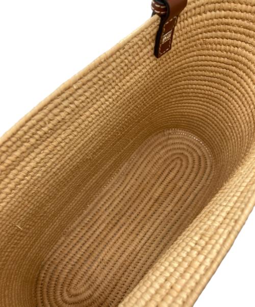 LOEWE（ロエベ）LOEWE (ロエベ) スクエアバスケットバッグ スモール ベージュの古着・服飾アイテム