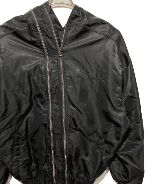 Y/PROJECT（ワイ プロジェクト）Y/PROJECT (ワイ プロジェクト) ダブルジップボンバージャケット ブラック サイズ:Sの古着・服飾アイテム