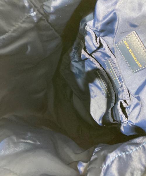 ANYA HINDMARCH（アニヤ・ハインドマーチ）ANYA HINDMARCH (アニヤ・ハインドマーチ) アイズ トートバッグ ネイビーの古着・服飾アイテム