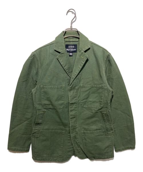 NIGEL CABOURN（ナイジェルケーボン）NIGEL CABOURN (ナイジェルケーボン) LYBRO ワークジャケット グリーン サイズ:48の古着・服飾アイテム
