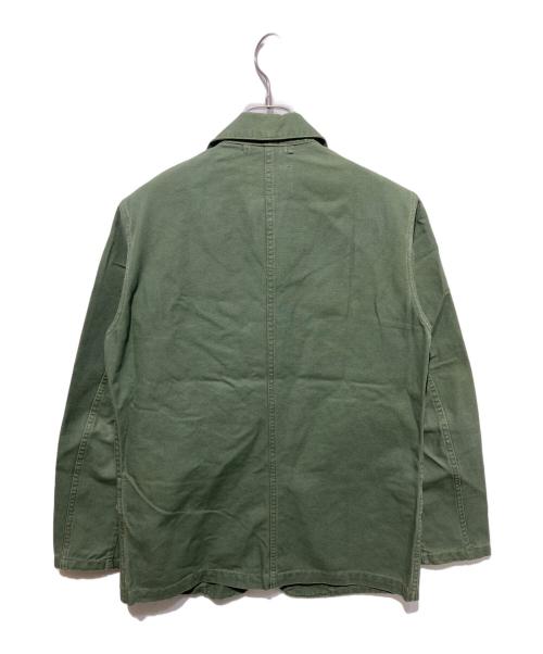 NIGEL CABOURN（ナイジェルケーボン）NIGEL CABOURN (ナイジェルケーボン) LYBRO ワークジャケット グリーン サイズ:48の古着・服飾アイテム