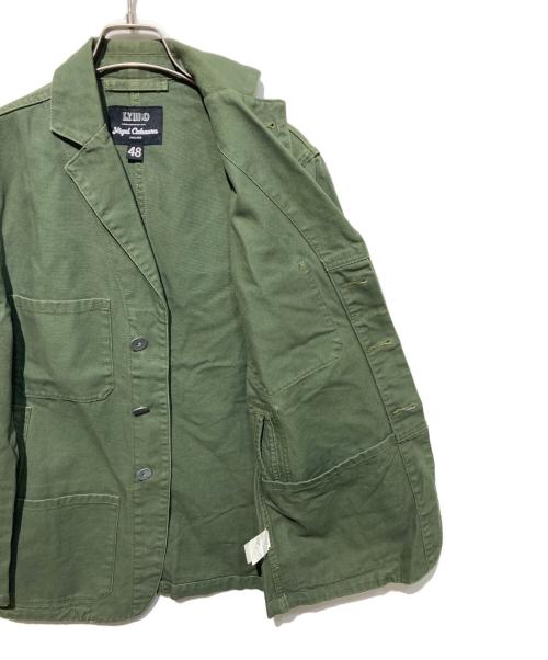 NIGEL CABOURN（ナイジェルケーボン）NIGEL CABOURN (ナイジェルケーボン) LYBRO ワークジャケット グリーン サイズ:48の古着・服飾アイテム