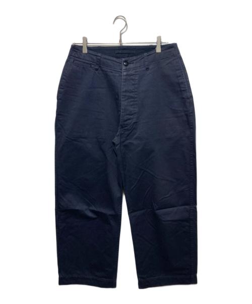 NIGEL CABOURN（ナイジェルケーボン）NIGEL CABOURN (ナイジェルケーボン) ベーシックミリタリーチノパンツ ネイビー サイズ:W32の古着・服飾アイテム