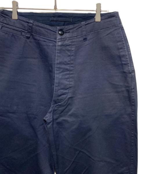 NIGEL CABOURN（ナイジェルケーボン）NIGEL CABOURN (ナイジェルケーボン) ベーシックミリタリーチノパンツ ネイビー サイズ:W32の古着・服飾アイテム