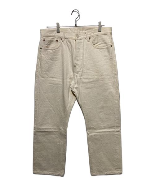 WAREHOUSE（ウエアハウス）WAREHOUSE (ウエアハウス) Lot.800 デニムパンツ アイボリー サイズ:36の古着・服飾アイテム