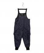 NIGEL CABOURN×Peak Performanceナイジェルケーボン×ピーク・パフォーマンス）の古着「Quilted Naval Dungarees キルティングオーバーオール」｜ネイビー