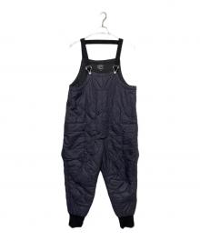 NIGEL CABOURN×Peak Performance（ナイジェルケーボン×ピーク・パフォーマンス）の古着「Quilted Naval Dungarees キルティングオーバーオール」｜ネイビー
