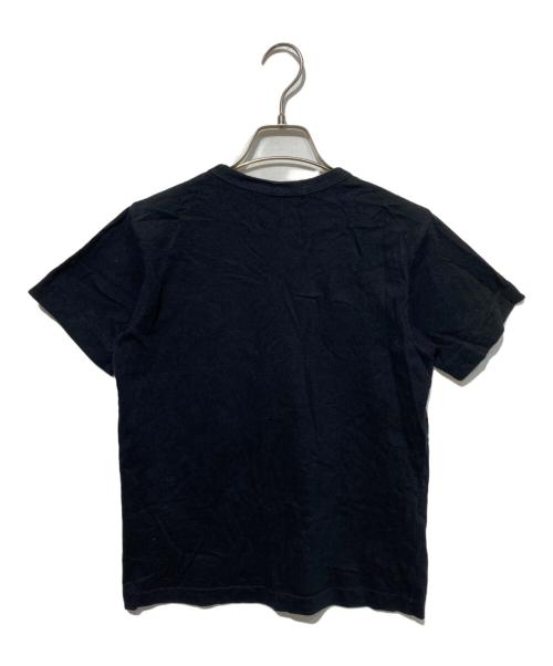 PLAY COMME des GARCONS（プレイコムデギャルソン）PLAY COMME des GARCONS (プレイコムデギャルソン) ハートワッペンTシャツ ブラック サイズ:Lの古着・服飾アイテム