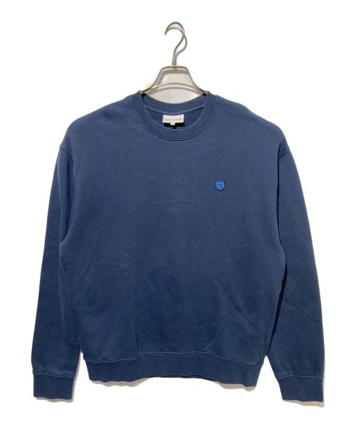 maison kitsune（メゾンキツネ）MAISON KITSUNE (メゾンキツネ) BOLD FOX HEAD PATCH ネイビー サイズ:ＸＬの古着・服飾アイテム