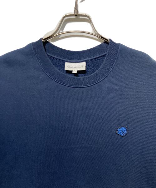 maison kitsune（メゾンキツネ）MAISON KITSUNE (メゾンキツネ) BOLD FOX HEAD PATCH ネイビー サイズ:ＸＬの古着・服飾アイテム