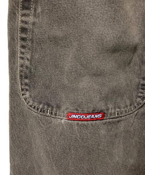 JNCO JEANS（ジェーエヌシーオー ジーンズ）jnco jeans (ジェーエヌシーオー ジーンズ) バック刺繍バギーデニムパンツ ブラック サイズ:W34の古着・服飾アイテム