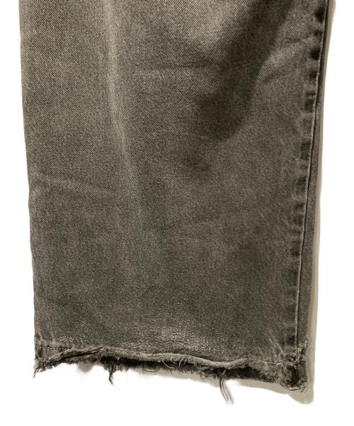 JNCO JEANS（ジェーエヌシーオー ジーンズ）jnco jeans (ジェーエヌシーオー ジーンズ) バック刺繍バギーデニムパンツ ブラック サイズ:W34の古着・服飾アイテム