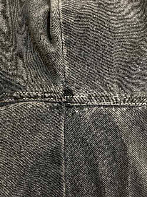 JNCO JEANS（ジェーエヌシーオー ジーンズ）jnco jeans (ジェーエヌシーオー ジーンズ) バック刺繍バギーデニムパンツ ブラック サイズ:W34の古着・服飾アイテム