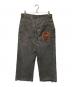 jnco jeans (ジェーエヌシーオー ジーンズ) バック刺繍バギーデニムパンツ ブラック サイズ:W34：9000円