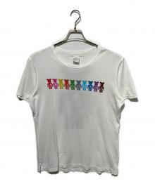 Mastermind JAPAN×BEAR BRICK（マスターマインド ジャパン×ベアブリック）の古着「Tシャツ」｜ホワイト
