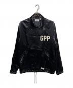 WACKO MARIA×EBBETS FIELD FLANNELSワコマリア×エベッツフィールドフランネルズ）の古着「コーチジャケット」｜ブラック