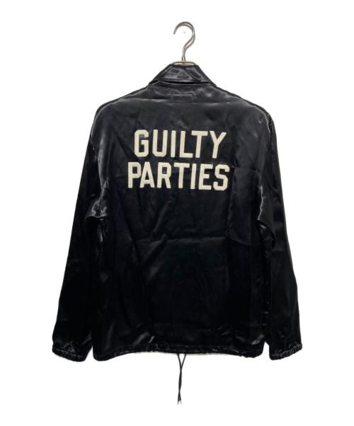 WACKO MARIA（ワコマリア）WACKO MARIA (ワコマリア) EBBETS FIELD FLANNELS (エベッツフィールドフランネルズ) コーチジャケット ブラック サイズ:Lの古着・服飾アイテム