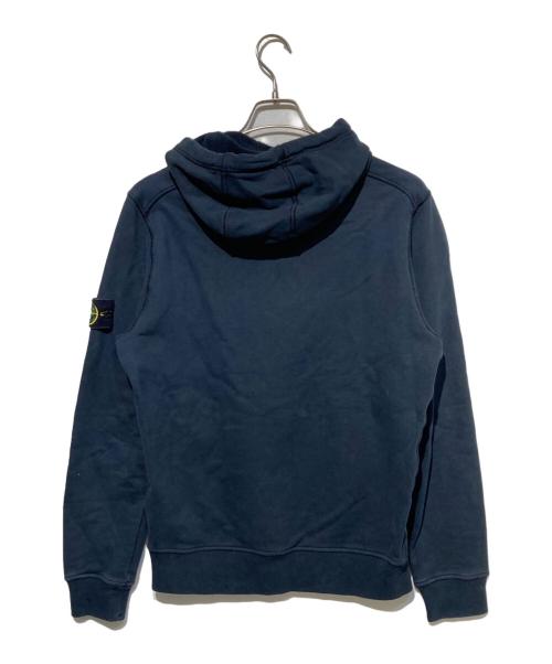 STONE ISLAND（ストーンアイランド）STONE ISLAND (ストーンアイランド) ガーメントダイコットンプルオーバースウェットフーディー ネイビー サイズ:Mの古着・服飾アイテム