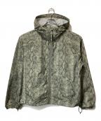 stussyステューシー）の古着「BEACH SHELL SNAKE PRINT NYLON  ジャケット」｜グレー