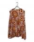 Vivienne Westwood RED LABE (ヴィヴィアンウエストウッドレッドレーベル) 幾何学花柄 チュニックワンピース オレンジ×レッド サイズ:2：8000円