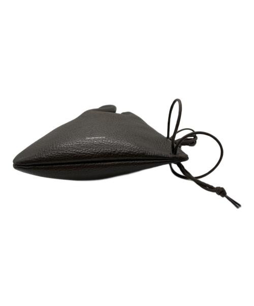 HENDER SCHEME（エンダースキーマ）HENDER SCHEME (エンダースキーマ) Zacc 巾着レザーバッグ ブラウンの古着・服飾アイテム