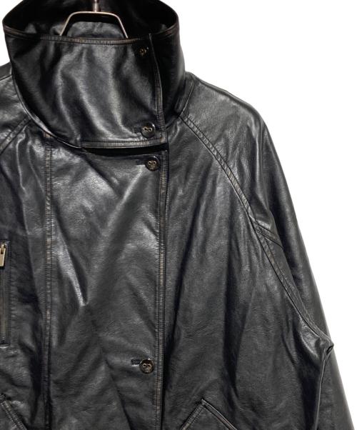 Ameri（アメリ）AMERI (アメリ) USED LIKE SYNTHETIC LEATHER JACKET ジャケット ブラック サイズ:Sの古着・服飾アイテム