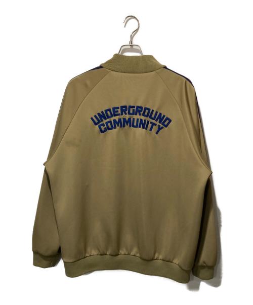PUNK DRUNKERS（パンクドランカーズ）PUNK DRUNKERS (パンクドランカーズ) トラックジャケット ベージュ サイズ:Lの古着・服飾アイテム