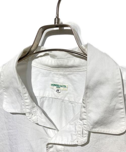 WORKERS（ワーカーズ）WORKERS (ワーカーズ) ラウンドカラーシャツ ホワイト サイズ:17の古着・服飾アイテム