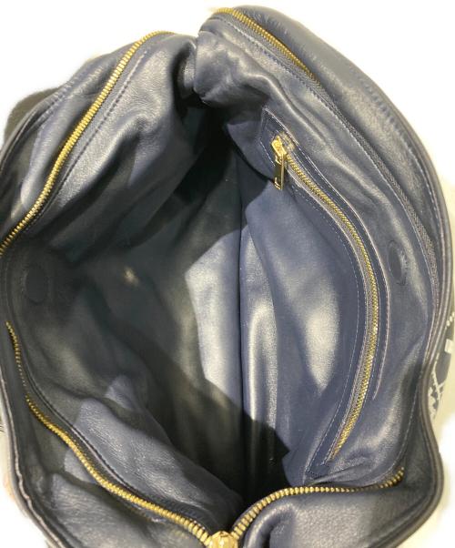 sacai（サカイ）sacai (サカイ) バンダナプリントワンショルダーバッグ ネイビーの古着・服飾アイテム
