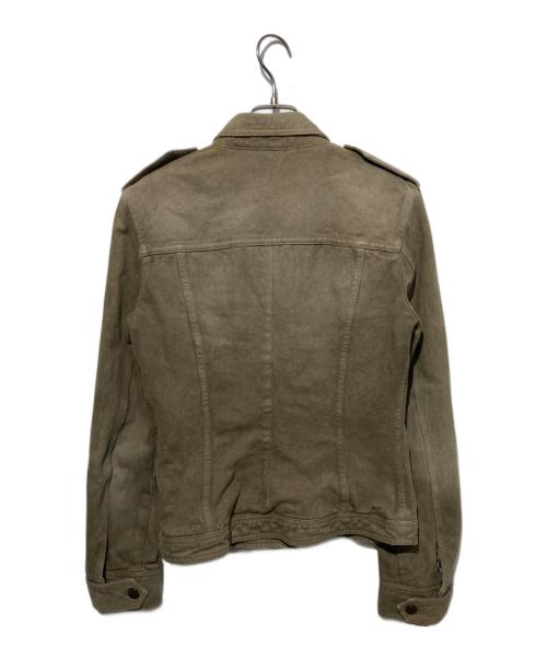 DOLCE & GABBANA（ドルチェ＆ガッバーナ）DOLCE & GABBANA (ドルチェ＆ガッバーナ) ミリタリーデニムジャケット ベージュ サイズ:40の古着・服飾アイテム