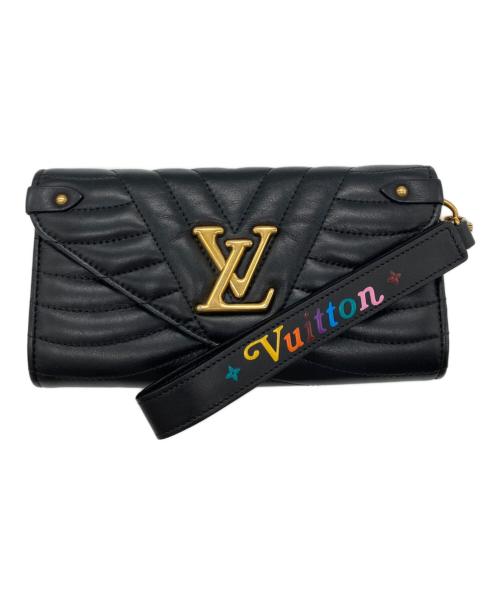 LOUIS VUITTON（ルイ ヴィトン）LOUIS VUITTON (ルイ ヴィトン) ニューウェーブ ロング ウォレット ブラックの古着・服飾アイテム