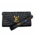LOUIS VUITTON（ルイ ヴィトン）の古着「ニューウェーブ ロング ウォレット」｜ブラック