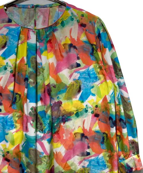 HERALBONY（ヘラルボニー）HERALBONY (ヘラルボニー) クルーネックワンピース「タイトル不明」 マルチカラー サイズ:Fの古着・服飾アイテム