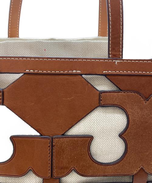 TORY BURCH（トリーバーチ）TORY BURCH (トリーバーチ) エラ カットアウトトートバッグ ブラウンの古着・服飾アイテム