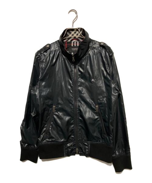BURBERRY BLUE LABEL（バーバリー ブルー レーベル）BURBERRY BLUE LABEL (バーバリー ブルー レーベル) ブルゾン ブラック サイズ:Mの古着・服飾アイテム