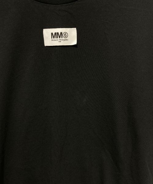 MM6 Maison Margiela（エムエムシックスメゾンマルジェラ）MM6 Maison Margiela (エムエムシックスメゾンマルジェラ) フェイクレイヤード L/S Tee ブラック サイズ:Sの古着・服飾アイテム
