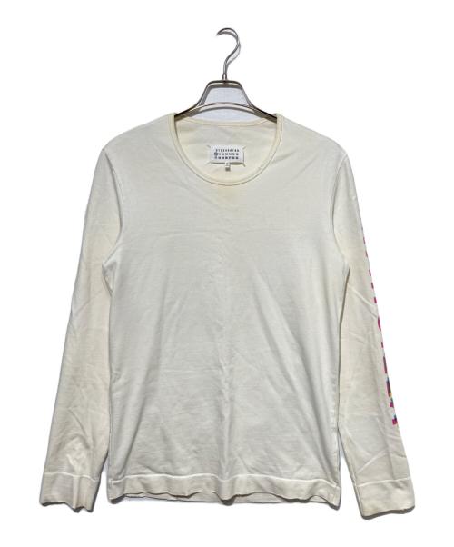 Maison Margiela（メゾンマルジェラ）Maison Margiela (メゾンマルジェラ) Longsleeve T-shirt ホワイト サイズ:44の古着・服飾アイテム