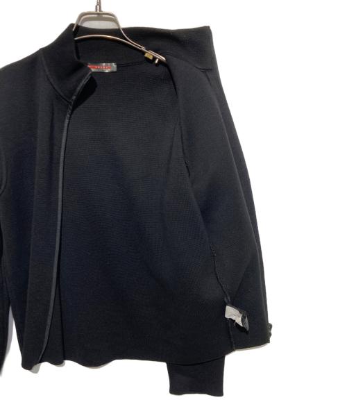 PRADA SPORTS（プラダスポーツ）PRADA SPORTS (プラダスポーツ) ナイロン切替ドライバーズニット ブラック サイズ:46の古着・服飾アイテム