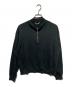 AURALEE（オーラリー）の古着「SUPER HIGH GAUGE SWEAT HALF ZIP P/O」｜ブラック