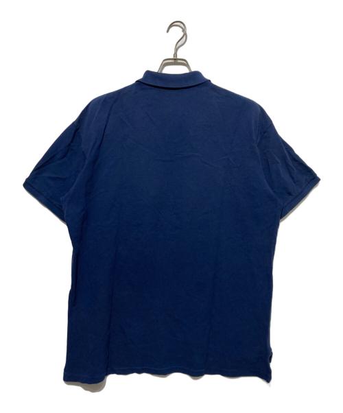 POLO RALPH LAUREN（ポロ・ラルフローレン）POLO RALPH LAUREN (ポロ・ラルフローレン) ウォッシュ加工 鹿の子 ポロシャツ ネイビー サイズ:Mの古着・服飾アイテム