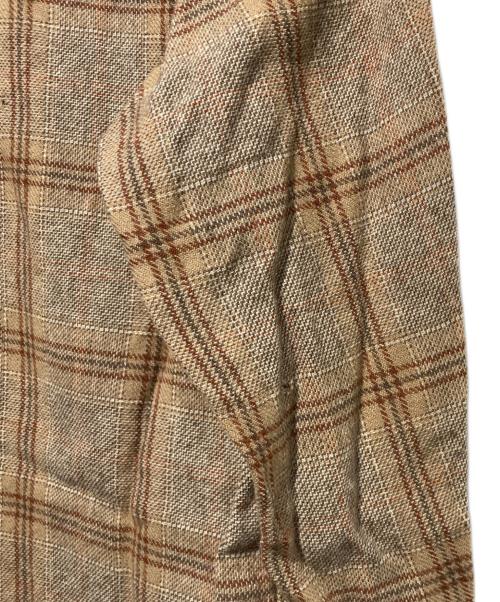 PENDLETON（ペンドルトン）PENDLETON (ペンドルトン) 70s ウールチェックシャツ ブラウン サイズ:Mの古着・服飾アイテム