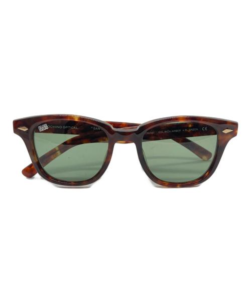 NOCHINO OPTICAL（ノチノオプティカル）NOCHINO OPTICAL (ノチノオプティカル) SAN SUI サングラス ブラウン サイズ:49□20-147の古着・服飾アイテム
