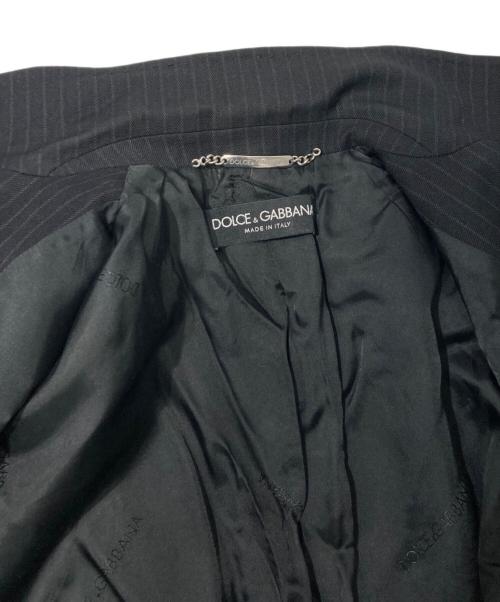DOLCE & GABBANA（ドルチェ＆ガッバーナ）DOLCE & GABBANA (ドルチェ＆ガッバーナ) テーラードジャケット ブラック サイズ:40の古着・服飾アイテム