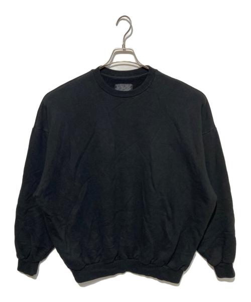 MINEDENIM（マインデニム）MINEDENIM (マインデニム) CREWNECK SWEATSHIRT ブラック サイズ:Lの古着・服飾アイテム