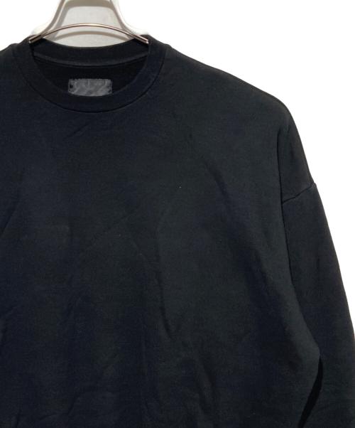MINEDENIM（マインデニム）MINEDENIM (マインデニム) CREWNECK SWEATSHIRT ブラック サイズ:Lの古着・服飾アイテム