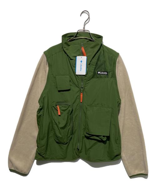 Columbia（コロンビア）Columbia (コロンビア) スキーナリバージャケット オリーブ×ベージュ サイズ:Lの古着・服飾アイテム