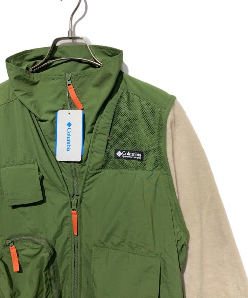 Columbia（コロンビア）Columbia (コロンビア) スキーナリバージャケット オリーブ×ベージュ サイズ:Lの古着・服飾アイテム